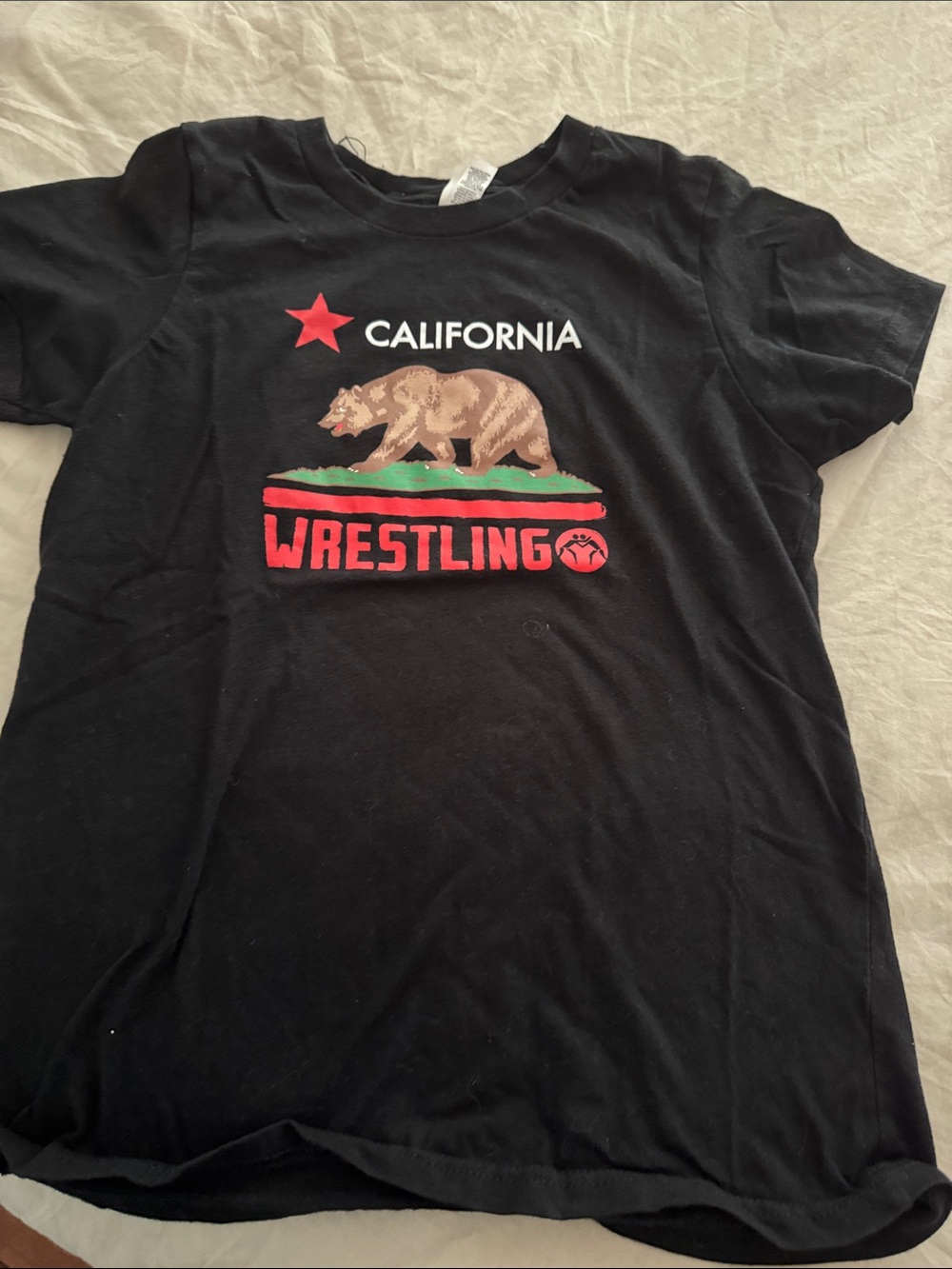 California Wrestling Kids Graphic Tee - Black